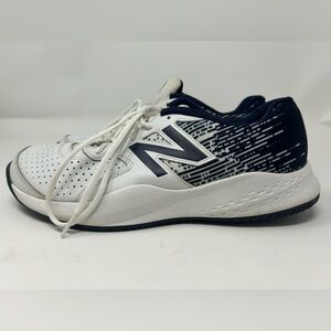 New Balance Men's 696 Hard Court Tennis Pickleball Shoe Size 13 White Blue